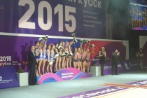 Команда Алтайского края  бронзовый призер Всероссийских соревнований Весенний Кубок 2015 в групповых упражнениях