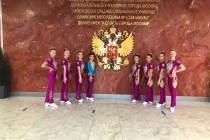 Призёры Всероссийских соревнований по спортивной аэробике в Москве